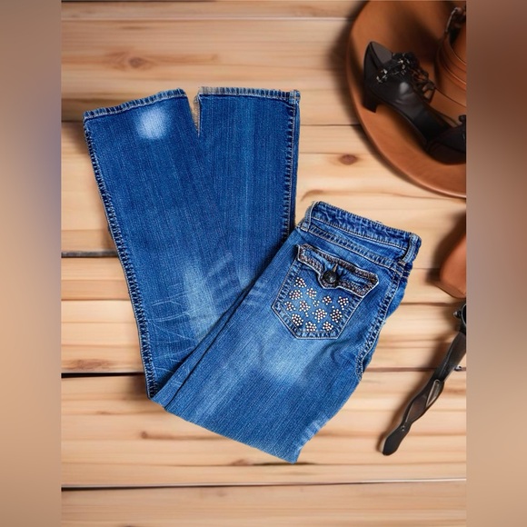 Wrangler Rock 47 by Jeans Size 7/8 X 34 - Picture 2 of 5